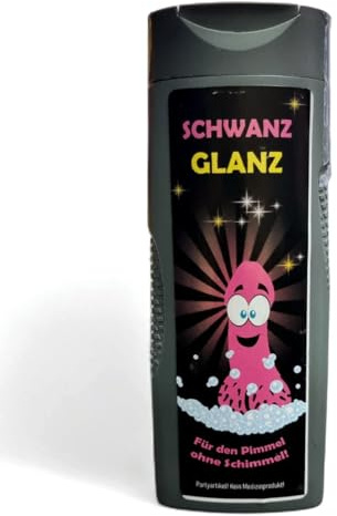 SchwanzGlanz Duschgel Lustiges für Männer Party Witziges Geschenk Gag Artikel Geschenkidee Männergeschenk Geburtstagsgeschenk Spaß Geschenk für Freunde 300 ml