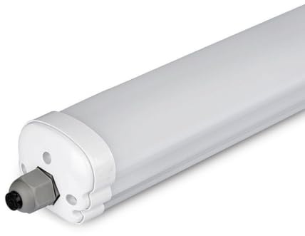 V-TAC Réglette LED Étanche 60 CM - 18W - PRO SERIES - Haute Luminosité - Plafonnier Lampe Rectangulaire 2160 Lumen IP65 pour Plafond, Garage, Magasin - Tube Led - Lumière 6500K Blanc Froid