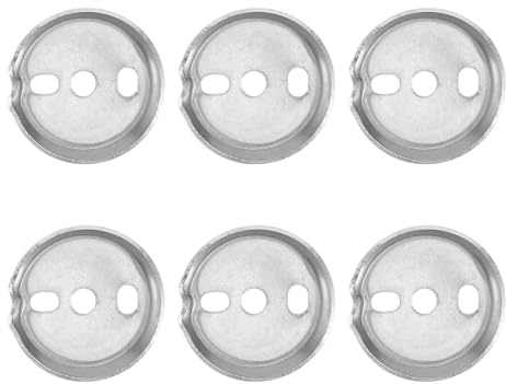 Base Accessori Porta Asciugamani Acciaio Inox 6 Pezzi Argento | Fissaggio Stabile, Resistenza alla Corrosione, Installazione Semplice, Compatibile Supporti Bagno e Ganci