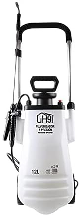 ORION91oficial® - Pulverizador a Presión, Ruedas - Capacidad 12 litros - Diversidad de Boquillas - Uso Doméstico - Lanza Ajustable y Correa, Ideal para Riego de Plantas, Aplicación de Herbicidas, Ins…