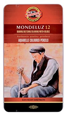 KOH-I-NOOR Mondeluz 12 Matite Colorate in Latta