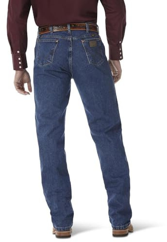 Wrangler - Jeans da Uomo, Big & Tall, Taglio Stile Cowboy, vestibilità Classica StoneWashed W44 / L34