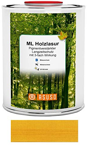 Asuso Holzlasur LANGZEITSCHUTZ 0,75 L kiefer