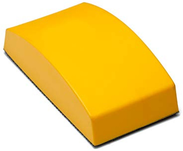 Glass Polish 125 x 65 mm Hand Sanding Block, Hook & Loop Handheld Sanding Pad - GP15913