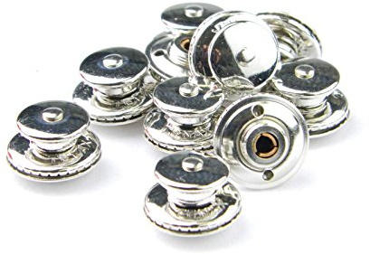 10 x Tenax Oberteil für Metall und Stoff, Edelstahl Schnellverschluss