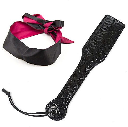 Satin Augenmaske Augenbinde Band Band Handschellen Bondage Paddel Erotik Leder Peitsche Cosplay Sexspielzeug Erwachsene