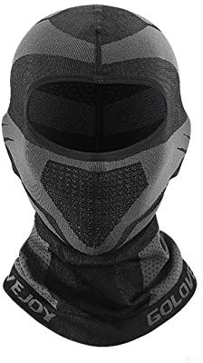TAGVO Unisex Cycling Balaclavas, Winter Thermal Fleece Windproof Breathable Elastic Full Face Cover Face Mask Ski Mask，Motorcycle Face Scarf Neck Warmer, Fit Helmets, Outdoor Sports