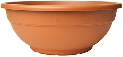 Green Path Pot de fleurs en terre cuite 28 cm Bol et soucoupe 4 l
