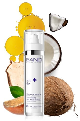 Bandi Crema Hidratante Facial Regeneradora Antiarrugas con Aceite de Coco y Manteca de Karité Hidratación Profunda para Piel Seca a Muy Seca Crema Noche Rejuvenecedora
