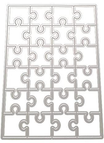 SHUIXIN Cutting Dies Stanzschablone, Puzzle Metall Cutting Dies Schablone DIY Scrapbooking Album Papier Card Template Mold Embossing Dekoration