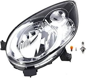 Projecteur halogène avant adapté à la Citroën C1 06/2005- Ampoule gauche