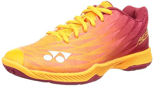 YONEX Power Cushion Aerus Z2 Mens Indoor Court Shoe (Orange Red) (us_Footwear_Size_System, Adult, Men, Numeric, Medium, Numeric_9)