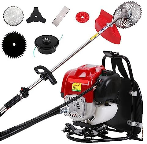 Akku-Unkraut-Wacker 6 in 1 Multi-Tool Rucksack Rodenschneider 4-Takt 35 (140FA) Motor Benzin Rasenmäher Gut für saubere und schnelle Mähen (Farbe: 35 SET, Größe: D)