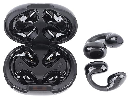 Écouteurs à Oreille Ouverte, sans Fil Bluetooth à Clipser, à Contrôle Tactile, à Conduction Osseuse, à Clip d'oreille, Stéréo HiFi, pour Le Sport, Le Cyclisme, la Course à Pied,