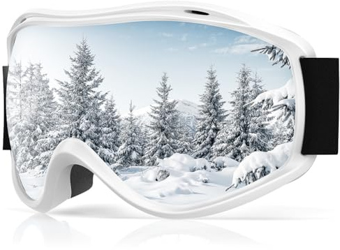 Occffy Gafas de Esquí Máscara Gafas Snowboard Antivaho OTG Gafas de Nieve para Hombre Mujer Protección UV Compatible con Casco Ski Goggles para Esquí, Ciclismo, Snowboard