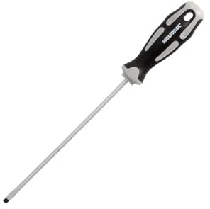 WOLFPACK LINEA PROFESIONAL Tournevis plat en acier S2 avec manche TPR bi-matière. 0,8 Ø 4,0 x 150 mm