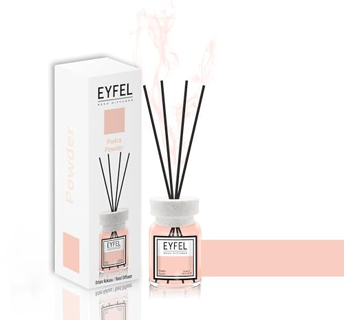 EYFEL Vass diffusorer för hem – doftspridare set med 129 ml oljediffusor pinnar, badrumsdiffusor, diffusor, doftpinnar, oljediffusor pinnar