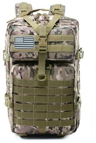 FANDARE 45 l militär ryggsäck Molle taktisk motorcykel 3 dagar armé vandringsryggsäck män kvinnor arbete för taktisk vandring resor vandringsryggsäck jakt ryggsäck skolryggsäck,