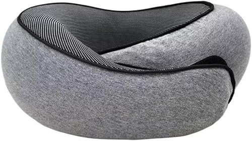 Bontebian Dreamjoys Nappy Nackenhörnchen - Das Reisekissen, Comfy Nackenkissen Flugzeug, Nackenhörnchen Erwachsene - Nackenkissen Auto - Reisekissen Memory Foam (tiefblau,2pcs)
