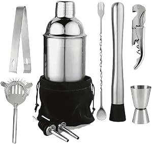 Set de 2 – 11 piezas – 550 ml / juego de coctelera
