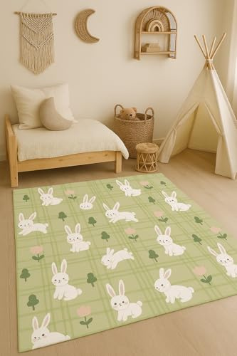 KONTARBOOR Spielteppich für Babys, 180 x 150 x 1 cm, XXL-Bodenmatte aus dickem Schaumstoff, faltbar, wendbar, 2 verschiedene Designs – Krabbeldecke für Babys – sensorisches Lernen.