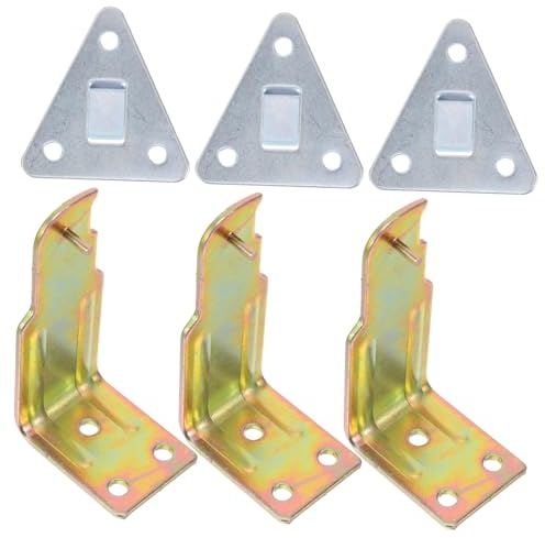 NUOBESTY 6Sets Fire Extinguisher Mounting Hooks Heavy Duty Wall Bracket for Secure Fire Extinguisher Storage Easy Installation Space Saving Design Durable Extinguisher