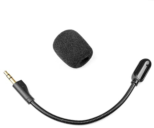 Microphone de jeu de rechange, compatible avec les casques de jeu Logitech G PRO X2, G PRO X Wireless et G Pro Wired Gaming - Microphone amovible avec réduction du bruit et son cristallin pour Xbox