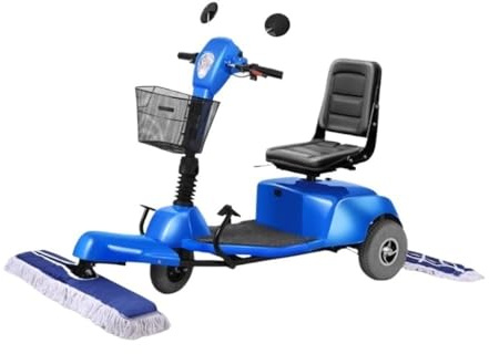 MENGLI-2024 Machines Plus Propres Type de Conduite de Chariot à poussière électrique : autolaveuse de Sol, Atelier, hôpital, Centre Commercial, supermarché, véhicule de Nettoyage à Trois Roues