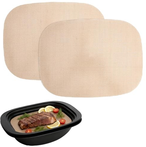 2 láminas permanentes para hornear Thermomix TM7 Varoma, reutilizables, antiadherentes, resistentes al calor hasta 260 °C, aptas para lavavajillas y sin BPA, antiadherentes