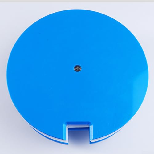 ZiStarlilife Plataforma giratoria de montaje de la raqueta de tenis de mesa DIY con altura ajustable y superficies ranuradas para pegar goma estable en paletas de ping-pong