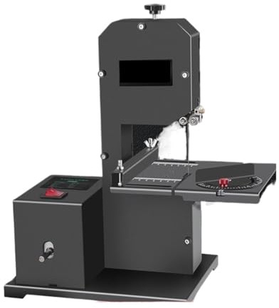Sierra De Cinta De Mesa Profesional Para PequeñOs Talleres, Sierra De Cinta De Mesa 5 En 1 Para CarpinteríA, Altura De Corte De 70 Mm, 1750 Rpm, Ideal Para Lijar Y Pulir