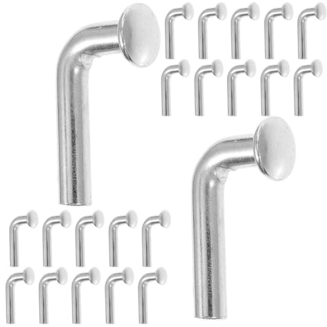 Perno di Sicurezza per Portapallet 6mm 50 Pezzi Acciaio | Clip a J per Scaffalature, Montaggio Rapido, Sicurezza Aggiunta, Finitura Argento, per Portapallet e Magazzino