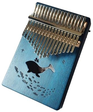 Tragbares Fingerklavier 17 Noten Kalimba Holz Daumenklavier Harfe for Anfänger 200g(4)