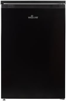Willow WUCFZ55B 85L Small Freezer with Recessed Handle, Reversible Door, Undercounter Freezer, Adjustable Thermostat, 4* Rating - Black