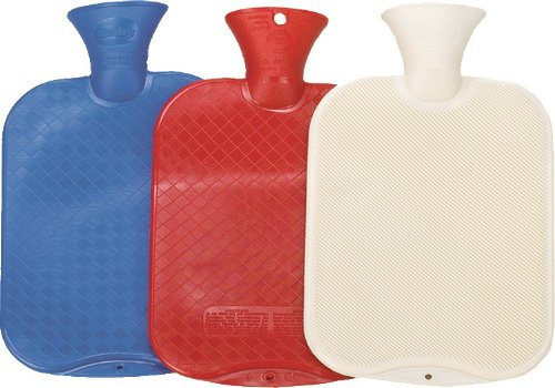 Fashy Wärmflasche Halblamelle, 1 St, 2 Liter, Kunststoff, Wärmflasche, Halblamelle