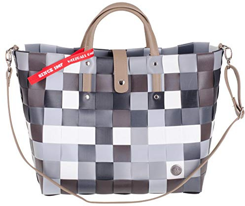 Witzgall Ice-Bag Original Shopper Young Style 5070 Einkaufskorb 36x27x16cm (schwarz-grau-Weiss)