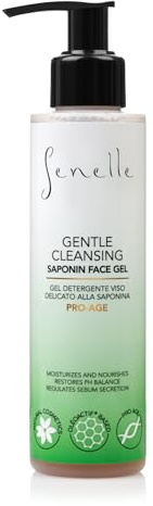 Senelle - Natural Gentle Saponin Facial Cleansing Gel | Saponin-Gesichtsreinigungsgel | Erfrischende Formel | Damaszener Rosenhydrolat | Hopfenextrakt | Pfirsichextrakt | D-Panthenol | 150 ml