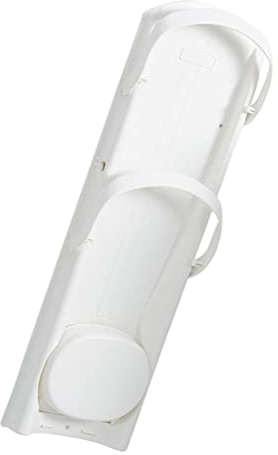 Veemoon Paragüero Plegable de Pared Abs para Guardar 4 Paraguas en Casa | Diseño Abatible, Caja Inferior Recoge Agua, Color Blanco, Soporte Compacto para Hotel y Entrada