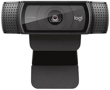 Original Logitech C920e HD 1080p Webcam (Mic-Disabled), 30fps Video Calling, Clear Stereo Audio, Works with Skype, Zoom, FaceTime, Hangouts,, MS. Teams, PC/Mac/Laptop/Macbook/Tablet (No tripod)
