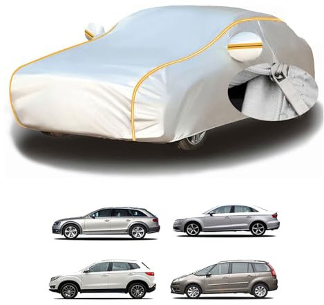 Outdoor Car Cover for 𝖩aguar XK(XK8)(1996-2014) Waterproof Full Car Cover Anti-Aging Scratch-proof UV-proof Car Covers Suitable for All Seasons,Customizable