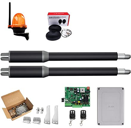 Moteur Portail, 200KGS automatique double bras électrique porte battante ouvre-porte opérateur moteur actionneur plus proche ouvre-porte battante for le contrôle d'accès for l'allée ,pour portail(KIT