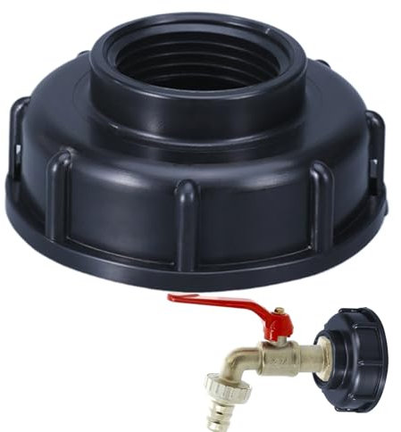 Adattatore per tubo 'acqua – Connettore di scarico da giardino | Connettore per serbatoio 'acqua per barile di pioggia all'aperto Adattatore per tubo da giardino Accessori per secchio di