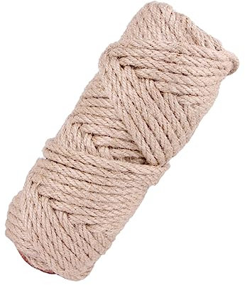 Toyvian 10m Sisal Rope for Cat Scratching Board Accessory Flexible Replacement Rope for Cat Tree