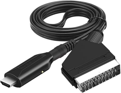 Convertitore adattatore HDMI Scart HDMI 1080P con cavo di ingresso Scart Porta di uscita HDMI for HDTV STB VHS Xbox PS3 DVD