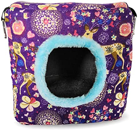 Hamsterhängmatta, Fyra säsonger tillgänglig husdjur fågel papegoja varmt hängande bon hängmatta liten svamp fyrkantig hussäng B XXL(A,XL)