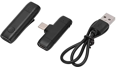 Microfono lavalier wireless Mini microfono plug and play ad alte prestazioni per smartphone Android Registrazione video in streaming live
