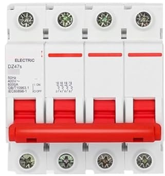 Disjoncteur principal industriel de type puissance, interrupteur DZ47s(4P D type 50A)