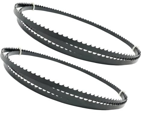 Dapetz ® 2pc 1425mm x 56 x 6 TPI Bandsaw Blade PVC Premium Quality for Cutting Wood Plastic Acrylic Carbon Spring Steel 6.35mm Wide 1/4