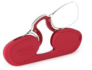 Nooz Ärmellose Lesebrille für Damen & Herren – Ultra-leichte 6g - Presbyopie Brille mit Schlüsselbund-Etui – Verschiedene Sehstärken & Farben, Made in France