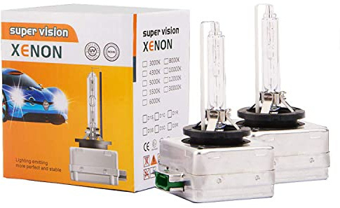 Ricoy 12V D3S Hid Xenon Brenner Scheinwerferlampe-10000K 35W Ersatzlicht 2 Stück